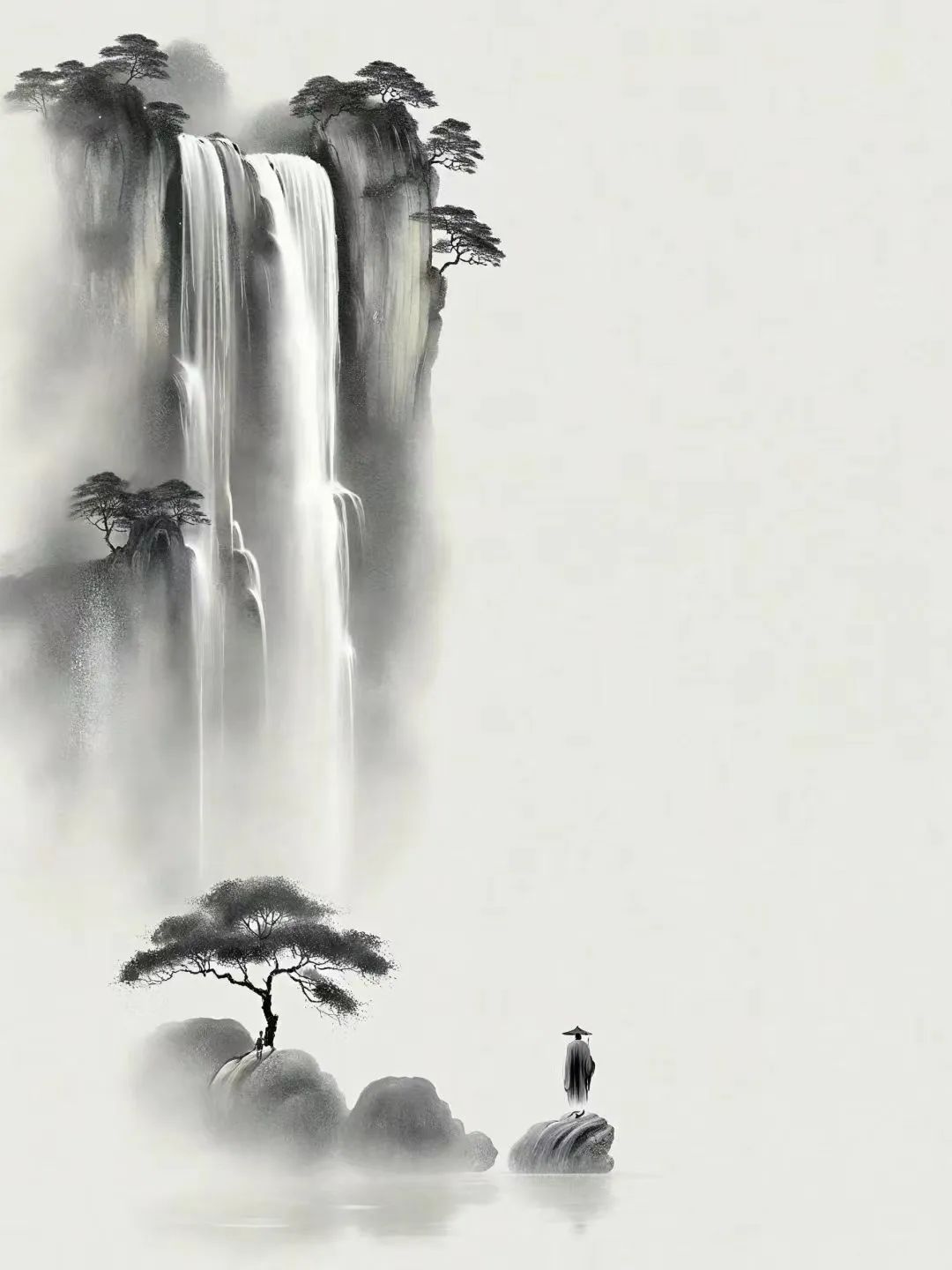 绝美禅境，一人一山一水一天涯