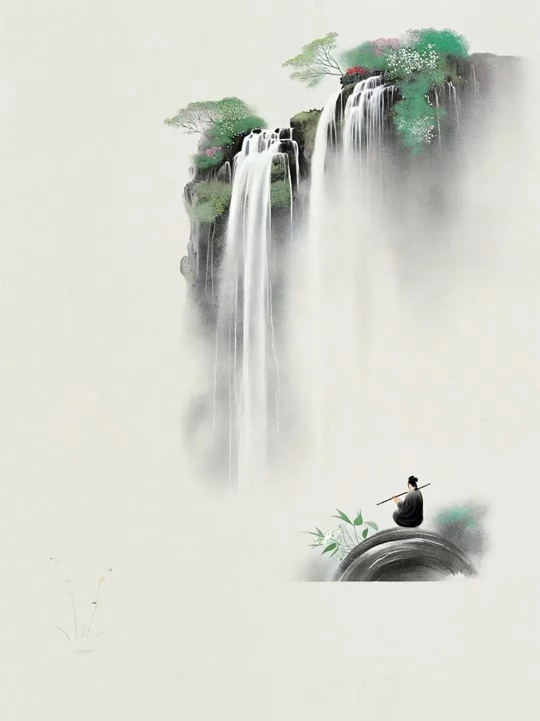 绝美禅境，一人一山一水一天涯