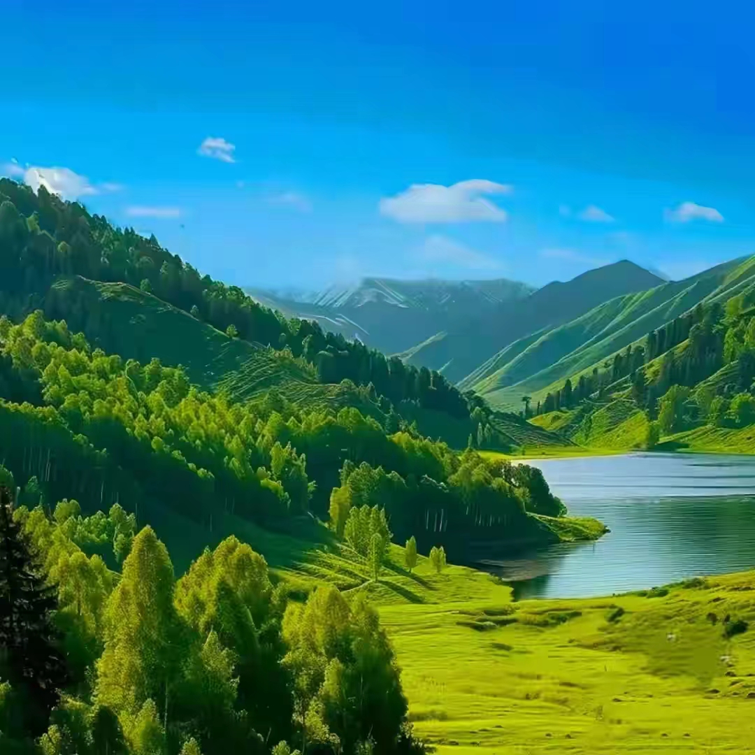 优美风景----蓝天碧水