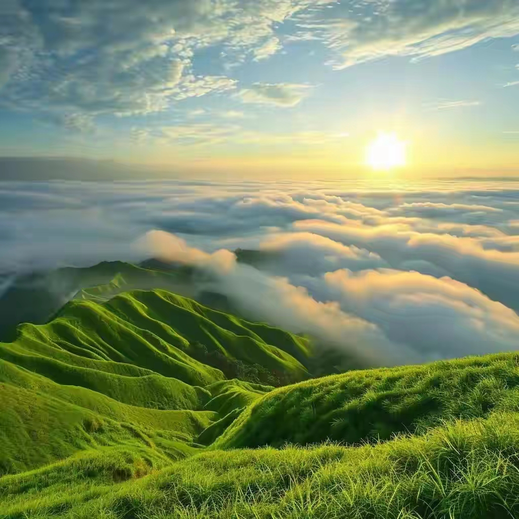 优美风景----蓝天碧水