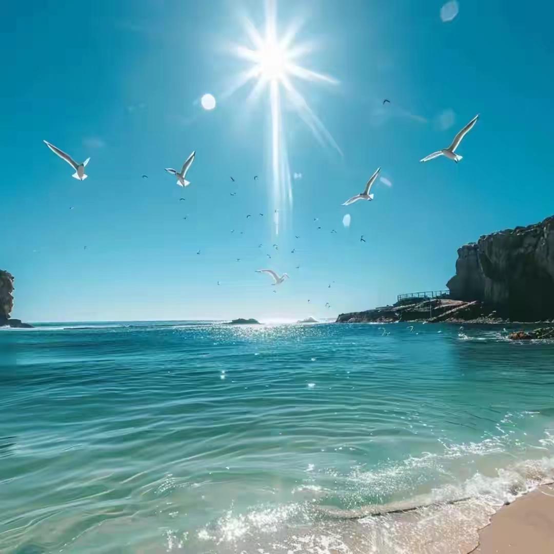 优美风景----蓝天碧水